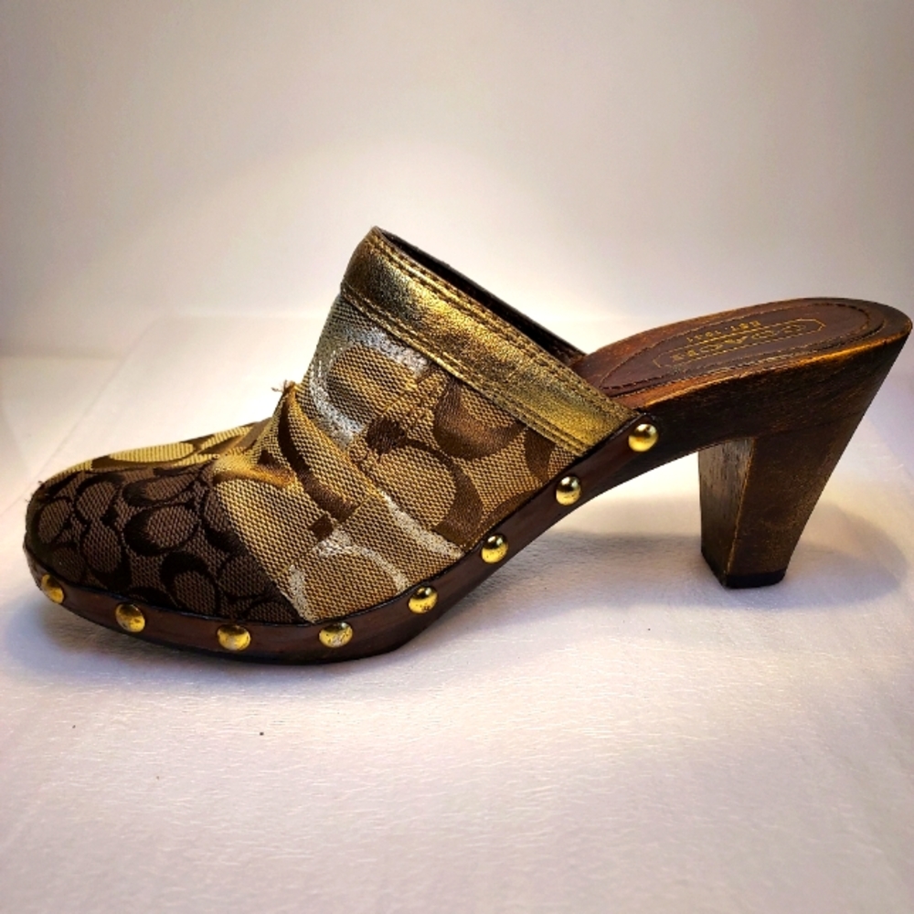 Coach vintage mules size 6m - Picture 1 of 6